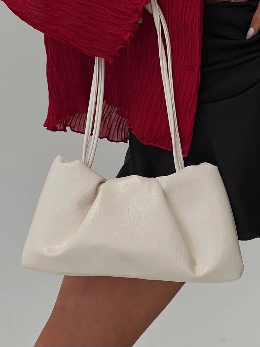 NWT Princess Polly Just Peachy Shoulder Bag White
